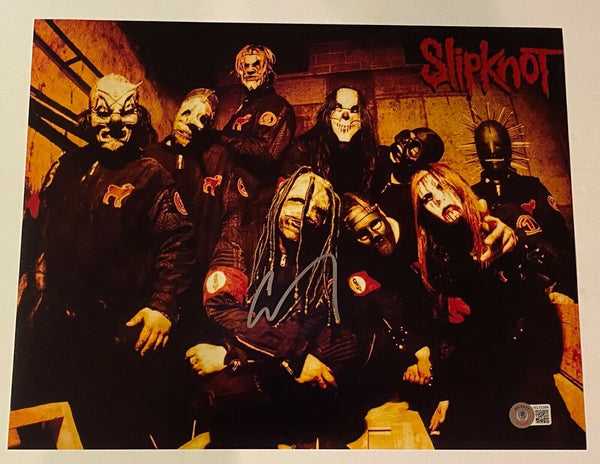 Corey Taylor Signed Autograph 11x14 Photo Slipknot Stone Sour Proof Beckett COA