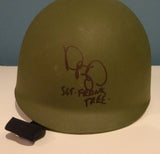 DAN AYKROYD SIGNED AUTOGRAPHED ARMY HELMET 1941 W/ SGT. FRANK TREE INSCRIPTION