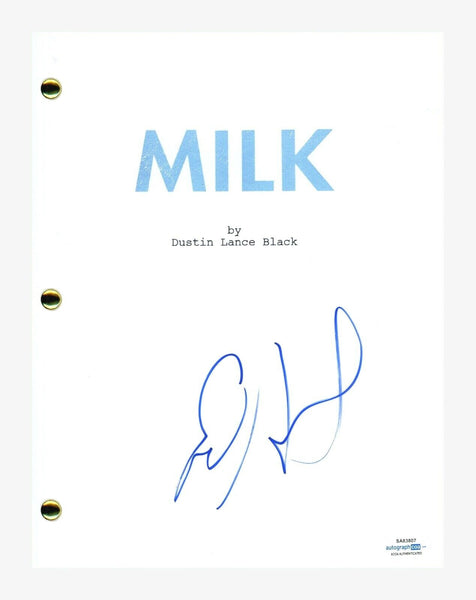 Emile Hirsch Signed Autographed Milk Movie Script Screenplay ACOA COA