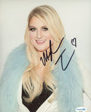 Meghan Trainor Signed Autograph 8x10 Photo Pop Singer ACOA COA