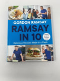 Gordon Ramsay Signed Autographed Ramsay In 10 HC Book MasterChef Beckett COA