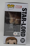 Chris Pratt Signed Funko Pop Star-Lord Guardians of The Galaxy 1201 Beckett COA