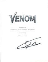 Scott Rosenberg Signed Autographed VENOM Movie Script Cover Screenwriter COA