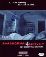 Christopher Landon Signed Autograph 8x10 Photo Paranormal Activity Director ACOA