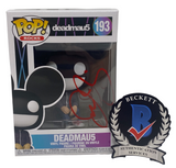 Deadmau5 Signed Autographed Funko Pop Rocks #193 Deadmaus Figure Beckett COA