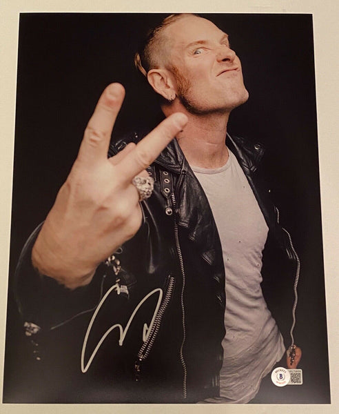 Corey Taylor Signed Autograph 11x14 Photo Slipknot Stone Sour CMFT Beckett COA