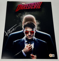 Charlie Cox Signed Autographed 11x14 Photo Daredevil Beckett BAS COA