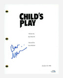 Don Mancini Signed Autograph CHILD'S PLAY Movie Script Chucky Director ACOA COA