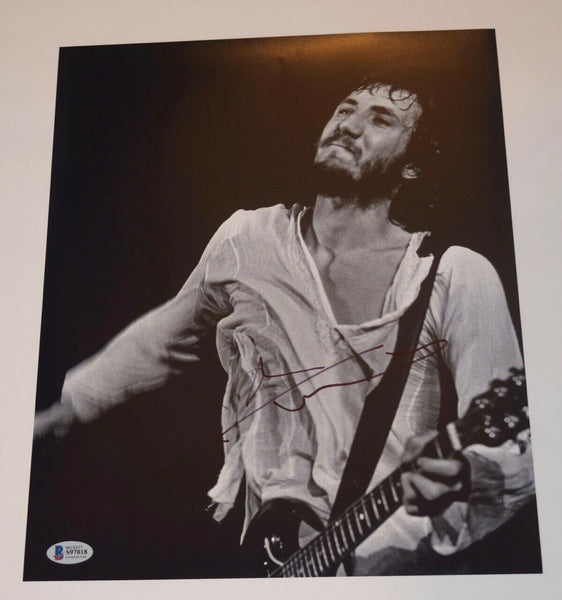 Pete Townshend Signed Autographed 11x14 Photo The Who BAS Beckett COA