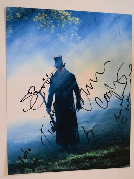 Abraham Lincoln Vampire Hunter Cast Signed Autographed 11x14 Photo by 7 COA VD