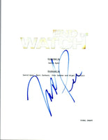 Michael Pena Signed Autographed END OF WATCH Movie Script COA VD