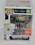 Dan Harmon Signed Autograph Rick and Morty WESTERN RICK 363 Funko Pop Figure COA