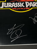 Jeff Goldblum & Laura Dern Signed Jurassic Park 12x18 Movie Poster Beckett COA