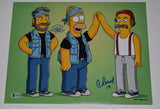 Cheech Marin & Tommy Chong Signed 11x14 Photo The Simpsons Beckett COA