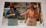 Cheech Marin & Tommy Chong Signed Autographed 12x18 Photo UP IN SMOKE BAS COA