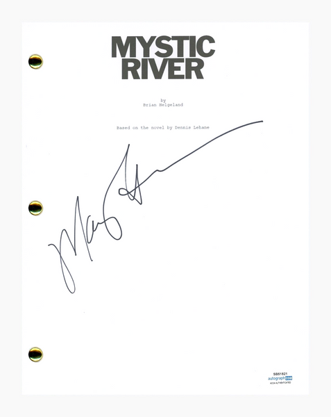 Marcia Gay Harden Signed Autograph Mystic River Movie Script Screenplay ACOA COA