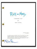 Dan Harmon Signed Autographed Rick and Morty Lawnmower Dog Episode Script COA
