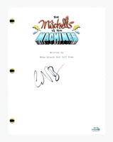 Conan O'Brien Signed The Mitchells vs the Machines Movie Script ACOA COA