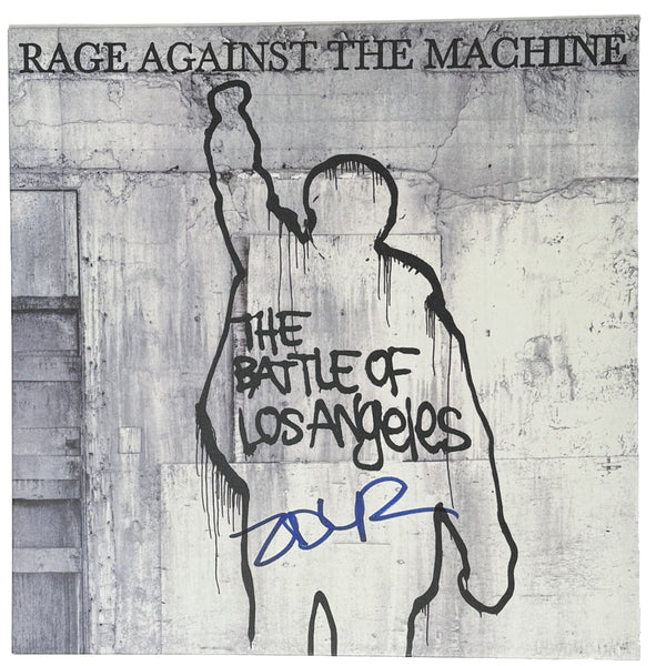 Zack De La Rocha Signed Rage Against The Machine Battle of Los Angeles Vinyl BAS