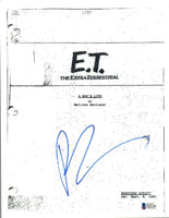 Drew Barrymore Signed Autograph E.T. the Extra-Terrestrial Movie Script BAS COA