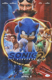 Sonic The Hedgehog 2 Signed 11x17 Movie Poster Idris Elba Tim Miller x3 ACOA COA