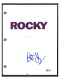 Burt Young Signed Autographed ROCKY Movie Script Screenplay Beckett BAS COA