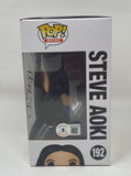 Steve Aoki Signed Autographed Funko Pop Rocks #192 Figure Beckett COA