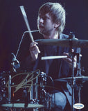 Patrick Keeler Signed 8x10 Photo The Raconteurs Jack White Drummer ACOA COA