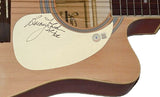 Brian Johnson Signed Autographed Full Size Acoustic Guitar AC/DC Beckett COA