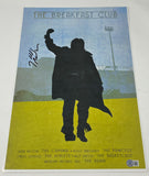 Judd Nelson Signed Autographed The Breakfast Club 12x18 Movie Poster Beckett COA