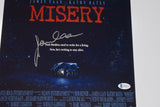 James Caan Signed Autographed Misery 11x17 Movie Poster Photo Horror Beckett COA