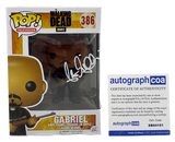 Seth Gilliam Signed Autograph The Walking Dead Gabriel Funko Pop 386 ACOA COA
