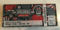 Phish 2019 Official Ticket Magnet Fenway Park Boston, Massachusetts 2019 Rare