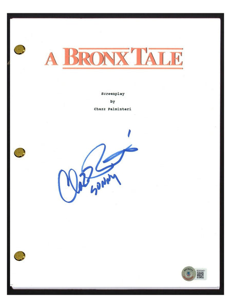 Chazz Palminteri Signed Autographed A Bronx Tale Movie Script Proof Beckett COA