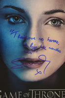 Sophie Turner Signed Autographed 11X14 Photo Game of Thrones RARE QUOTE COA VD