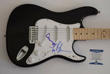 Lindsey Buckingham Christine McVie Signed Electric Guitar Fleetwood Mac BAS COA