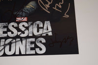 Jessica Jones Cast Signed 11x14 Photo x6 Krysten Ritter Carrie Anne Moss Eka COA