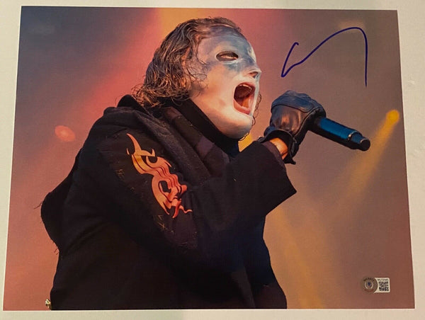 Corey Taylor Signed Autograph 11x14 Photo Slipknot Stone Sour Proof Beckett COA