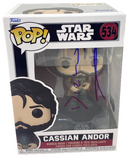 Diego Luna Signed Star Wars Cassian Andor Funko Pop #534 Autograph Beckett COA