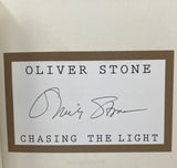 Oliver Stone Signed Chasing The Light Hardcover Book Platoon Scarface COA