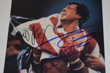 ROCKY IV Cast Signed Autographed 11x17 Poster Sylvester Stallone Shire Young COA