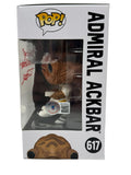 Tim Rose Signed Funko Pop Star Wars Admiral Akbar It's A Trap Autograph BAS COA