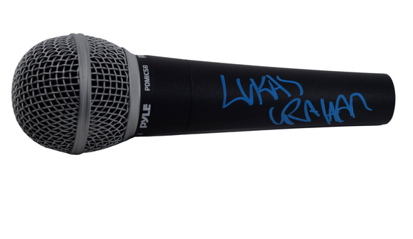 Lukas Graham Signed Autograph Microphone Lukas Forchhammer Band 7 Years ACOA COA