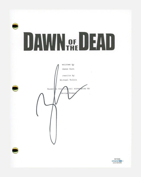 Zack Snyder Signed Autographed Dawn of The Dead Movie Script Screenplay ACOA COA