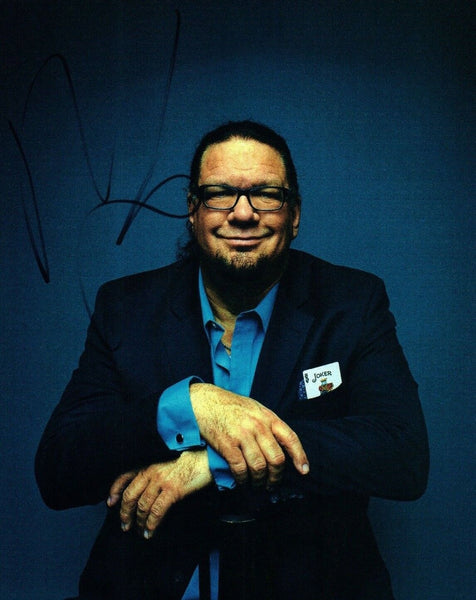 Penn Jillette Signed Autographed 8x10 Photo Penn & Teller COA VD