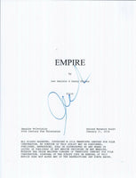 Lee Daniels Signed Autographed Empire Full Television Pilot Script