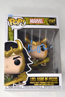 Matt Damon Signed Funko Pop Loki Agent of Asgard Thor Avengers Autograph BAS COA