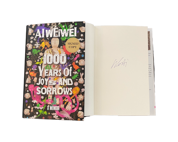 Ai Weiwei Signed 1000 Years of Joys and Sorrows 1st Edition Hardcover Book COA