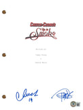 Cheech Marin & Tommy Chong Signed Autograph Up In Smoke Movie Script Beckett COA