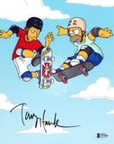 Tony Hawk Signed Autographed 8x10 Photo Skateboarder The Simpsons Beckett COA